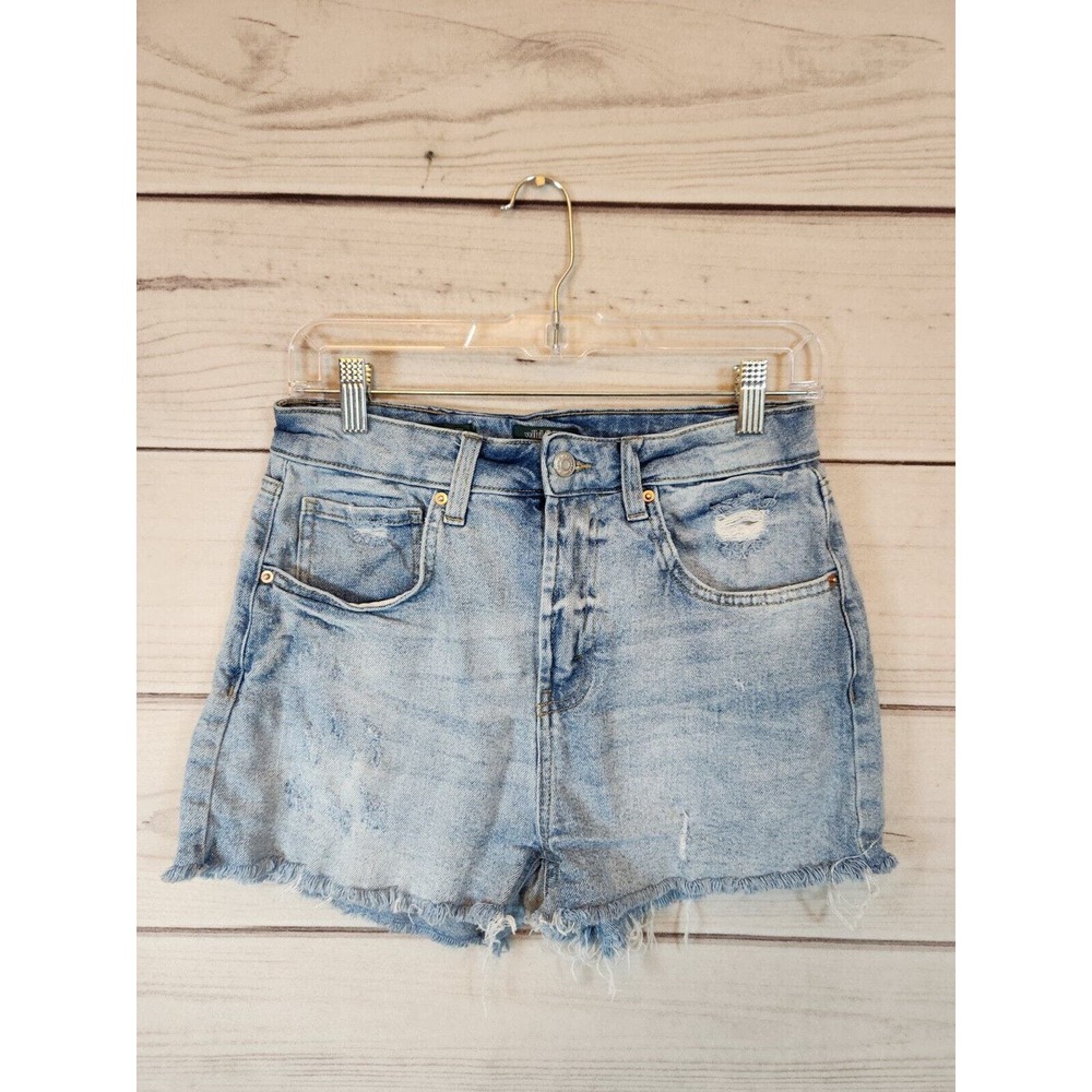 Wild Fable Women's Blue Light Wash Highest Rise Mom Shorts Size 4